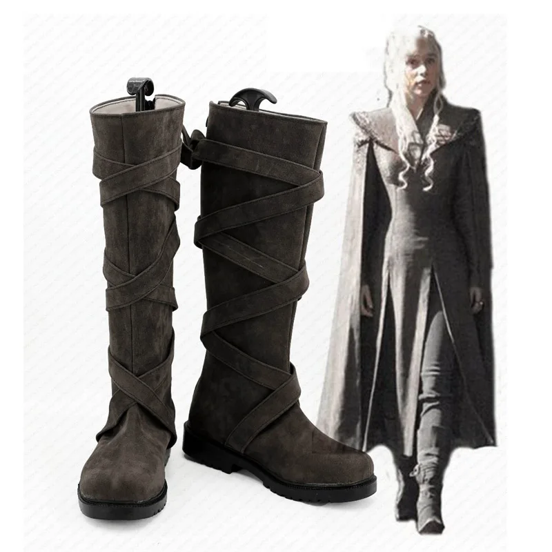 

Game of Thrones season 7 Cosplay shoes Dragon Mother Dany Anime boots Custom-made