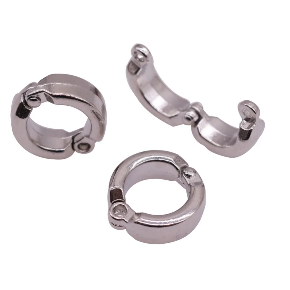 

50 pcs Bird Parrot Foot Ring Stainless Steel Inner Diameter 4-15mm Outer Diameter 7-22mm Outdoor Flight Training Steel Ring