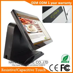 Хайна Touch 15 дюймов Сенсорный экран Pos машина для супермаркета с параллельным Порты и разъёмы