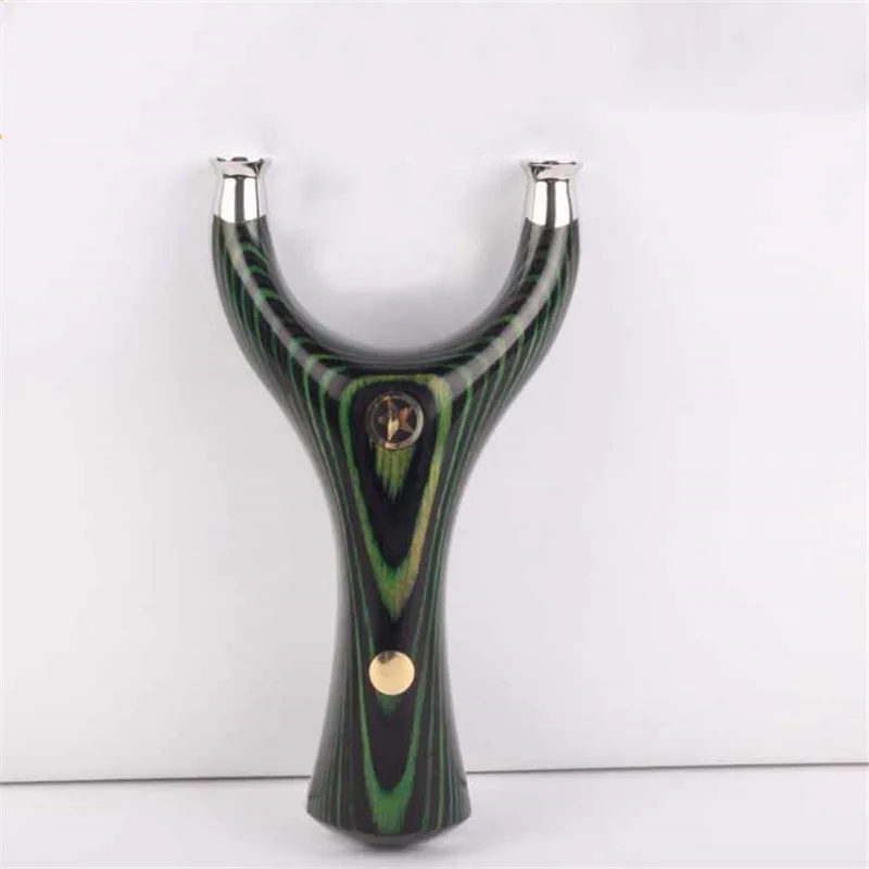 

Outdoor Hunting New Titanium Steel Technology Wood Perfect Combination High Quality Slingshot Multi Vision System Package