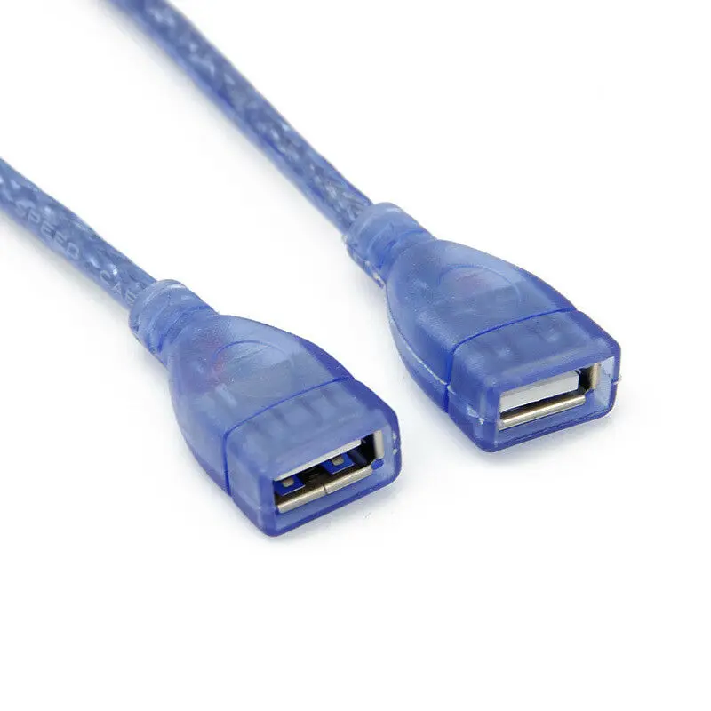 USB 2 0 удлинитель Женский Кабель с разъемом розеткой для мыши клавиатуры