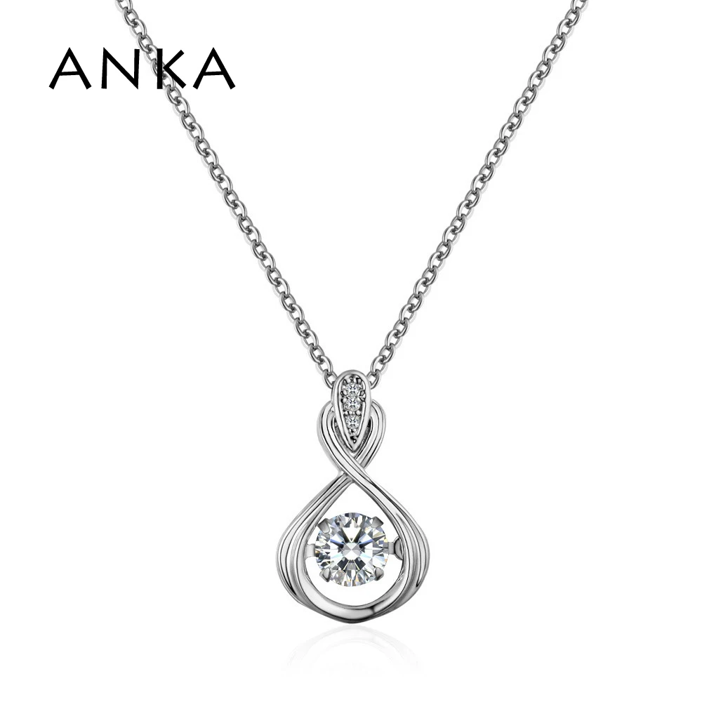 

ANKA Fashion Water Drop Zirconia Pendant Necklace For Women High Quantity Jewelry For Gift AAA Zirconia #133926