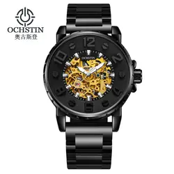 Ochstin Топ Элитный бренд мода автоматические механические часы Для мужчин часы Relogio masculino спорт Бизнес наручные часы мужской часы