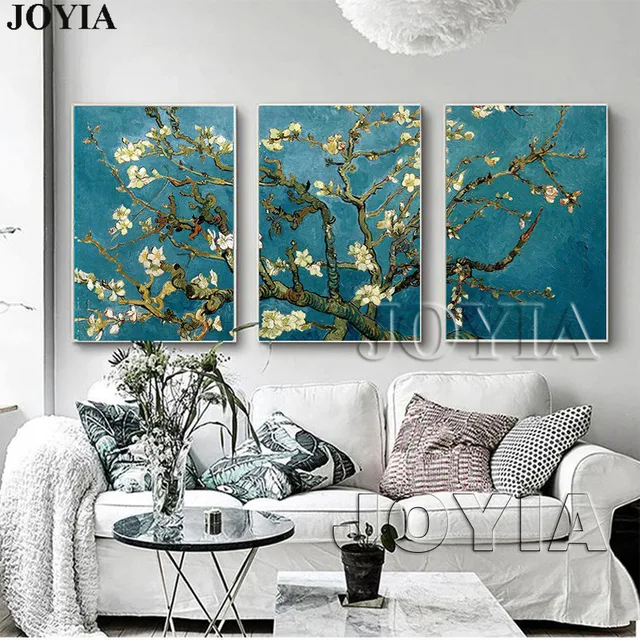 Bloeiende Amandel Boom Canvas Art Van Gogh Reproductie Schilderij ... Bloeiende Amandel Boom Canvas Art Van Gogh Reproductie Schilderij ...