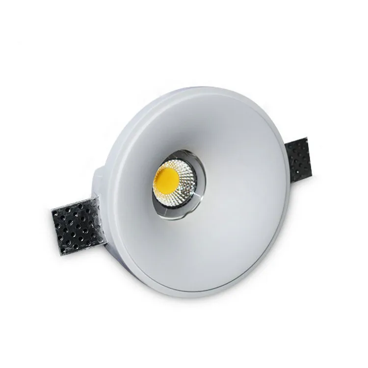 

LED room lights, Round LED ceiling light with 5W LED bulb, trimless led Living room light, modern style led down light