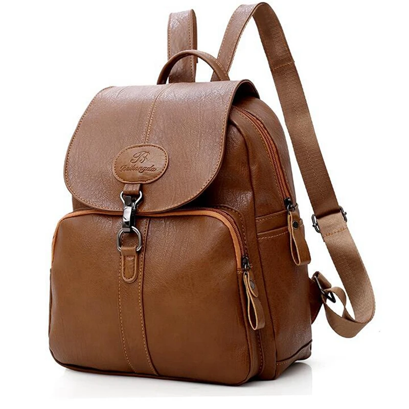 Women Fashion PU Backpacks Students School Satchel Travel Bags Unique