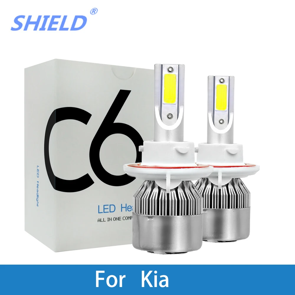 

2Pcs LED Car Headlight Bulb H4 H7 H11/H8/H9 H1 12V ZES LED Auto Lamp For KIA Rio Ceed Sportage Soul Sorento Sedona Optima Pregio