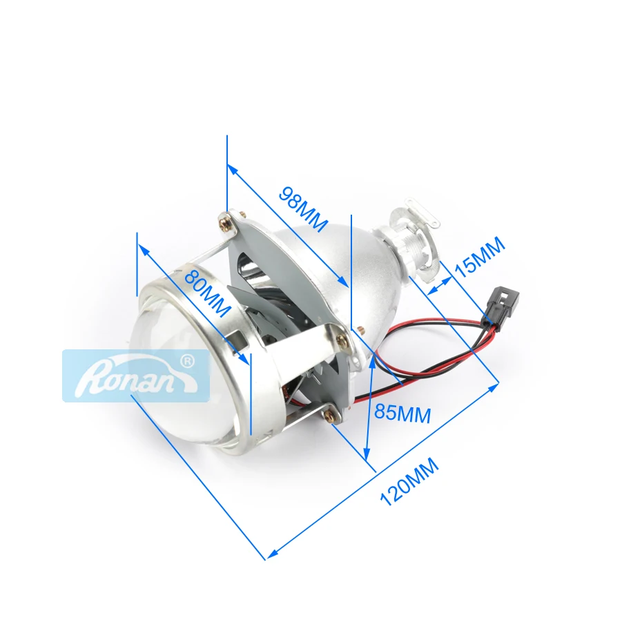 RONAN 3,0 ''HID объектив с 95 мм COB DRL ангельские глазки для фары проектора H1 H4 H7 автомобильный Стайлинг для BMW/Audi/Toyota