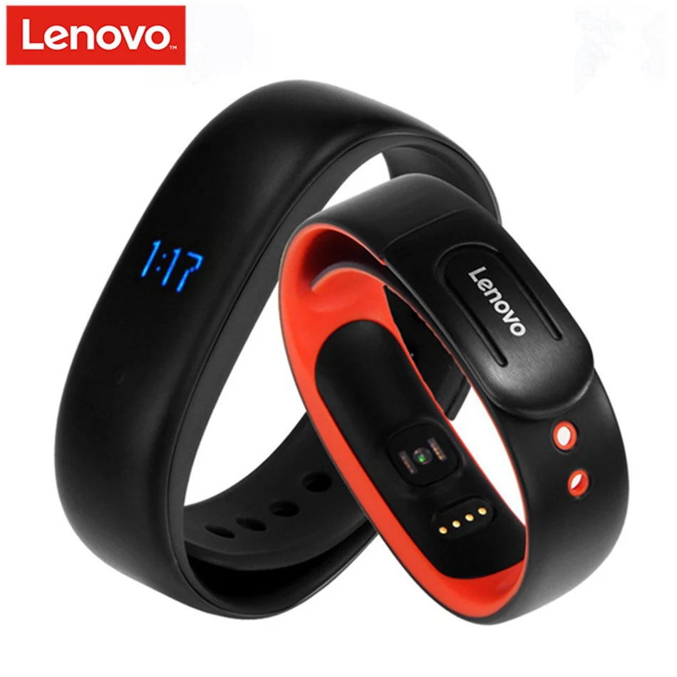 

Original Lenovo HW02 IP67 Waterproof Bluetooth 4.0 Smartband 0.42inch Heart Rate Monitor Anti-lost Wristband for Android IOS
