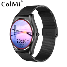 COLMI Relógio Inteligente Monitor De Freqüência Cardíaca Pedômetro N3 Empurre Mensagem Câmera de Controle Remoto para IOS Android Telefone Do Relógio
