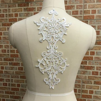 

10Pieces Embroidered Flower Lace Applique Fabric Applique Flowers Braid Trim Lace Accessories For Women Dress Shoes