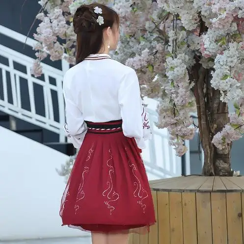 2018 new oriental women's elegant beauty traditional hanfu chinese ancient empress princess costume han dynasty clothing Women's Sets