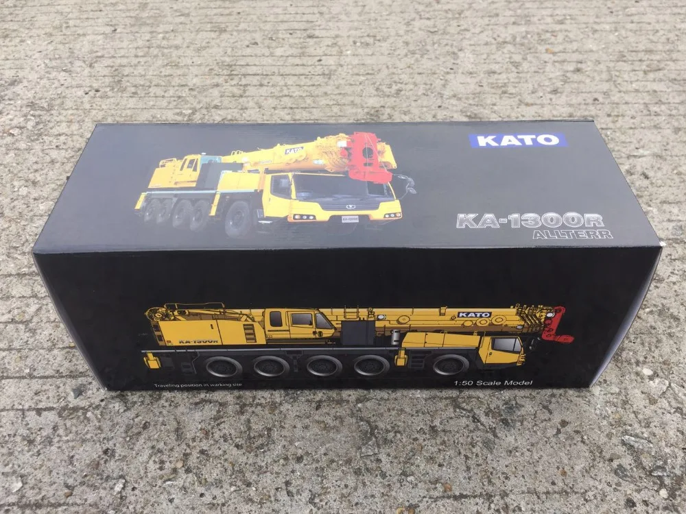 Новая и редкая модель внедорожного крана KATO KA 1300R ALLTERR 1:50 Инженерная техника литые