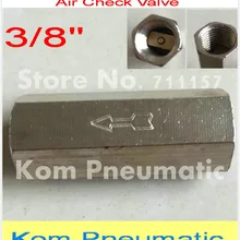 2 шт. в партии CV серия 3/" bsp 3/8 дюймов резьба Женский односторонний компрессор вода обратный пневмоклапан односторонний полный порты