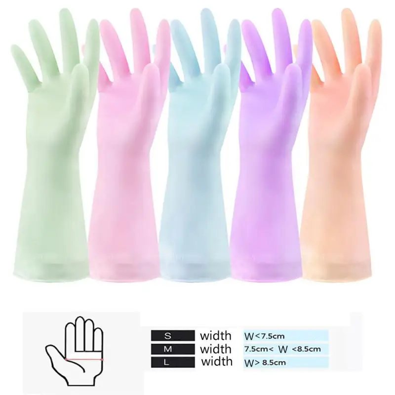 1 Pair font b Gloves b font Varnish Rubber Cleaning Bowl Washing Rubber Waterproof font b