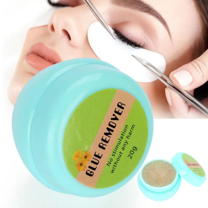 

20g Professional Eyelash Extension Glue Remover Odorless & Non-irritating False Eyelash Grafting Adhesive Gel Removing Cream