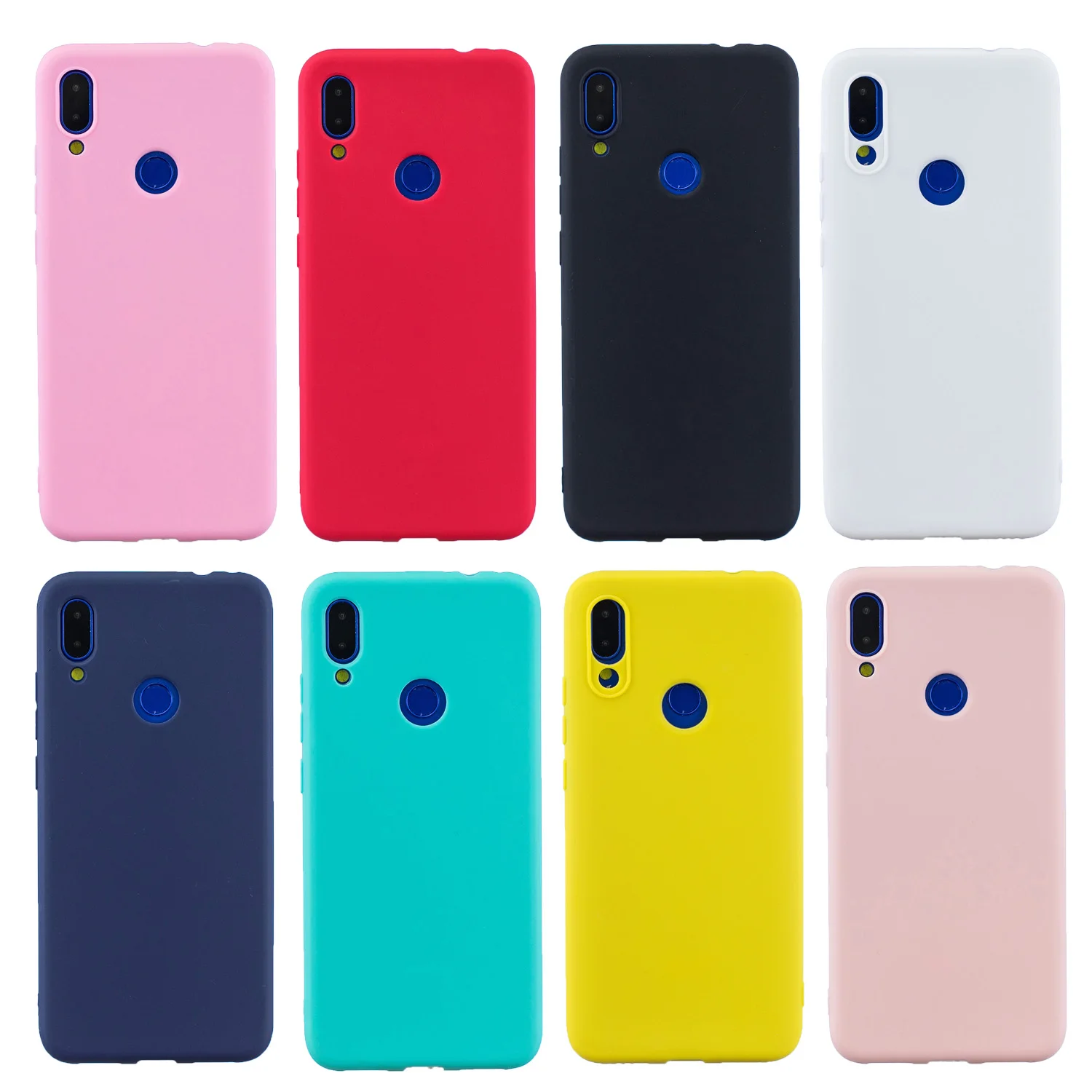 

For Xiaomi Redmi Note 7 Case Cover Silicone Color TPU Frosted Matte Case Redmi 7 Note 7 Pro Xiomi note7 case 6.3