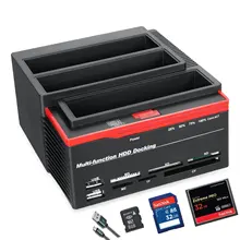 2,5 «/3,5» USB 3,0 до 2 SATA Порты 1 IDE/SATA Порты и разъёмы внешний жесткий диск на жестком диске док-станция для кард-ридер USB3.0 концентратор с ОТБ/OTC