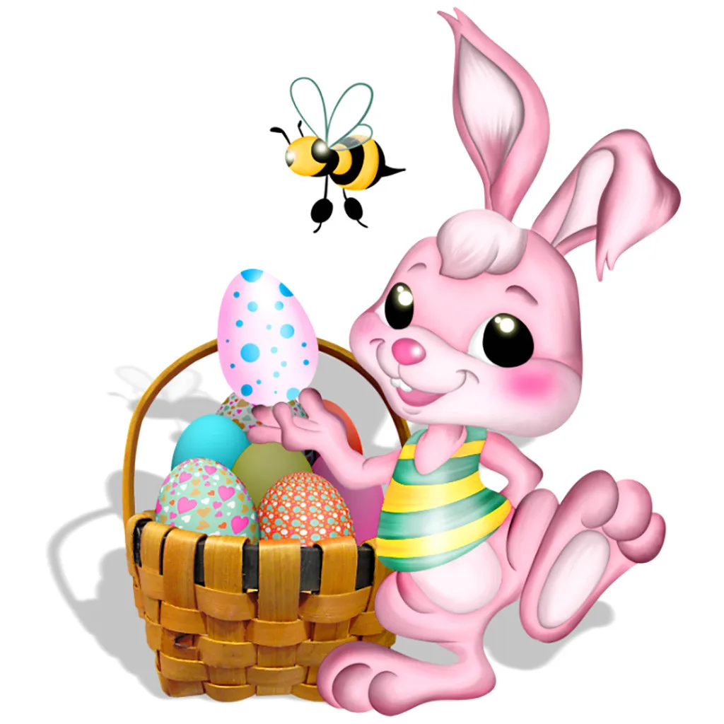Full Square Diamond Painting Painted Easter Creative Pattern Mosaic 5D DIY Embroidery Cross Stitch Crafts Decoration | Дом и сад