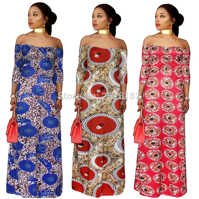 

Traditional African Clothing 2018 New Cotton Women Hot Winter Fashion Simple Strapless Collar Wrapped Chest Sexy Skirt Dress