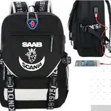 Новинка, рюкзак SCANIA Saab, usb зарядка, дорожная сумка, рюкзаки для девочек подростков, Mochila, мужская сумка для ноутбука, женские сумки через плечо