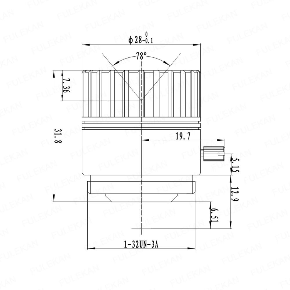  3Megapixel 6mm CS Mount Fixed 1/2.5 inch CCTV Lens For HD 1080P AHD IP Camera Box Camera Explosion  - 32463498266