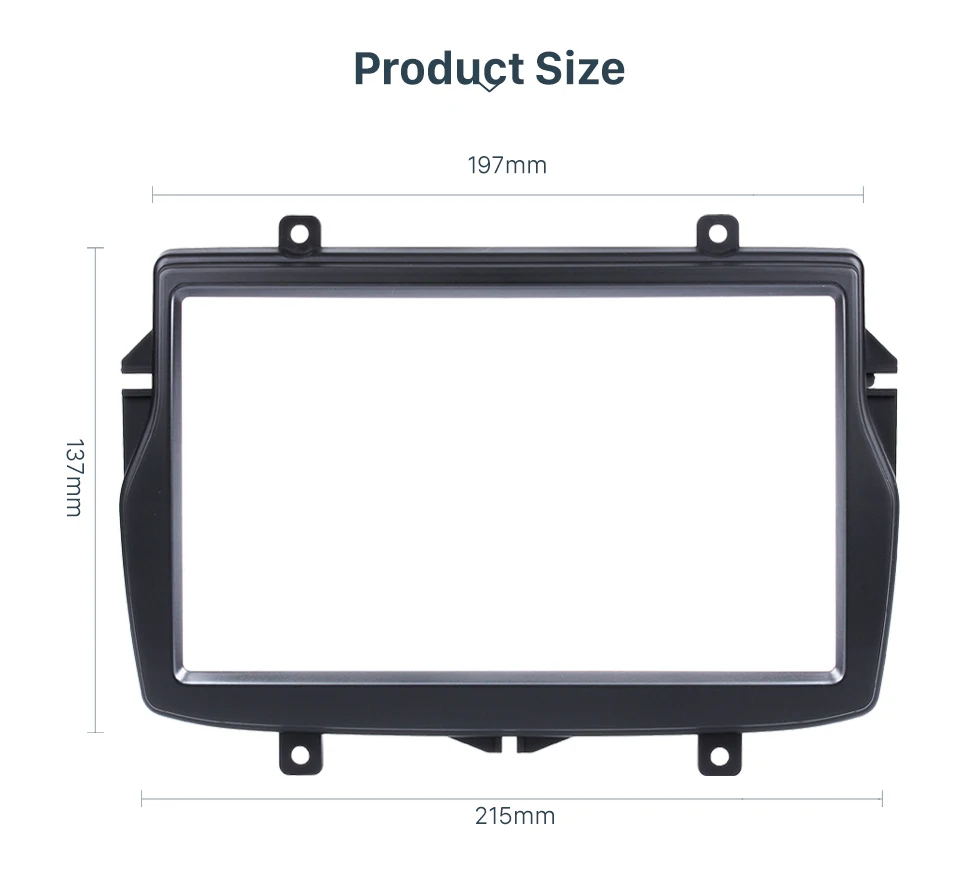 Harfey двойной Дин радио gps рамка фасции Для Daewoo Royale/Лада Веста стерео переоборудование монтируется Установка отделка ободок комплект