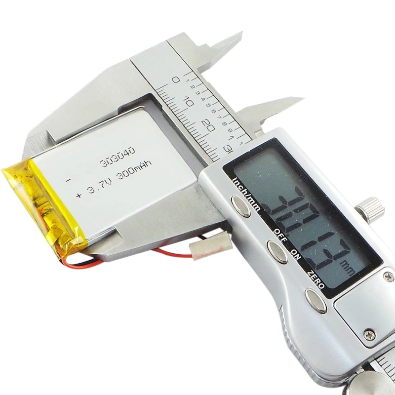 Литий полимерный аккумулятор 303040 литий ионный 3 7 В 300 мАч для bluetooth mp3 ридера lipo rc