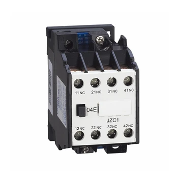 

AC Motor Contactor Relay Starter Ui 660V 4NC 24V 36V 110V 220V 380V 50Hz Coil Volt Ith 10A JZC1-04 35mm DIN Rail Mount Contactor