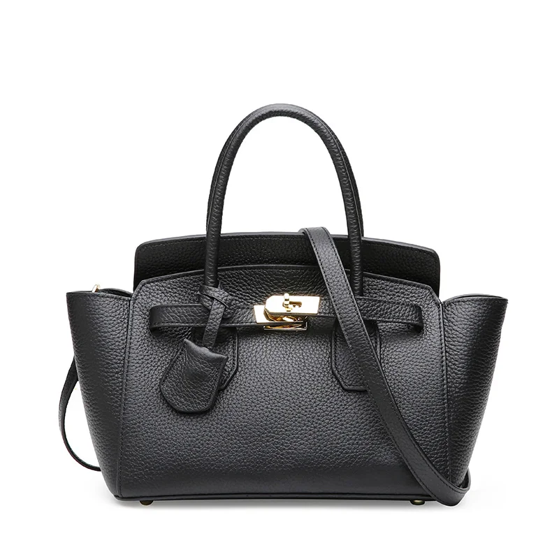 

Trapeze bag 100% cow leather shoulder bag fashion Messenger Bag brand 2018 women genuine leather handbag bolsa feminina