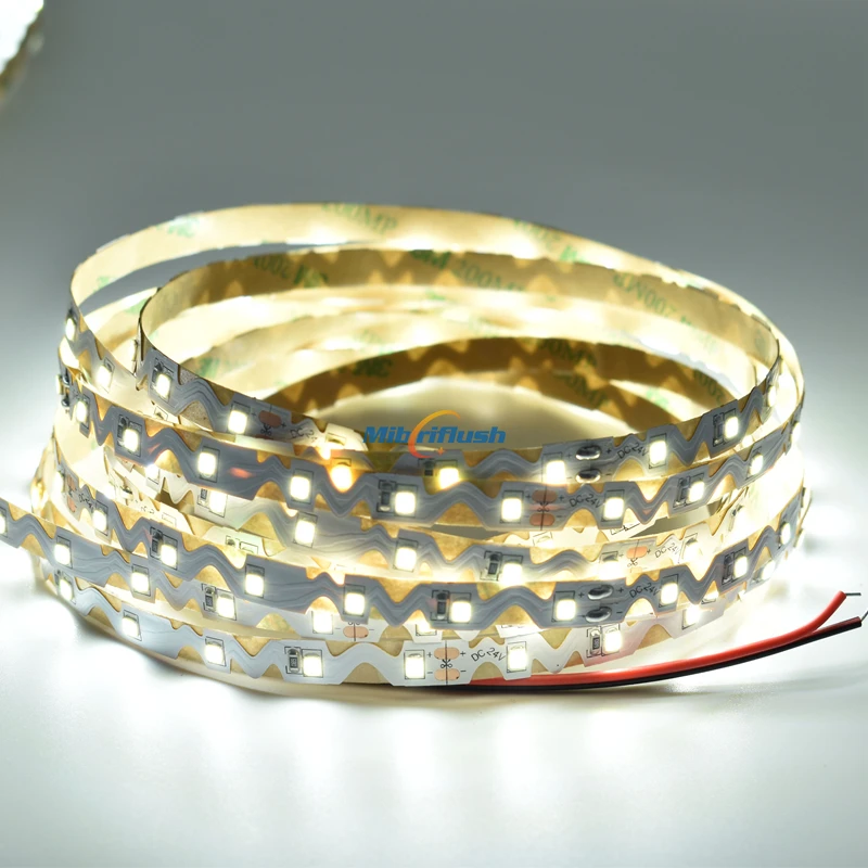 

24V 12V 22-24LM/led SMD2835 LED strip Ultra Thin led Flexible Bendable Light for Channel Letter 60leds/M 100M/lot