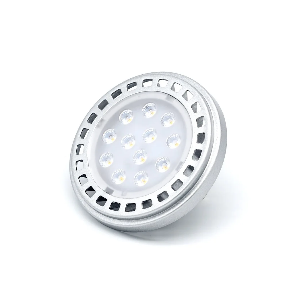 

Free Shipping Ar111 30degree G53 15W 12VAC Cri80 1110Lumens Warmwhite 3000K LED spot lights
