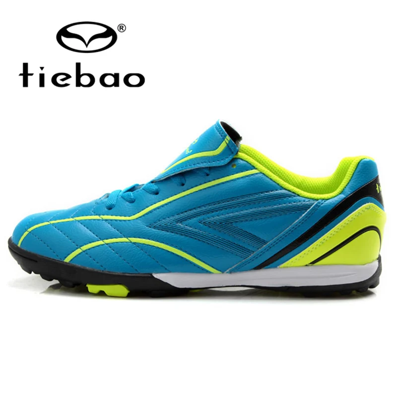 TIEBAO Professional TF Turf Sole Football Boots Outdoor Soccer Shoes Children Kids Teenagers Training Shoes Sneakers