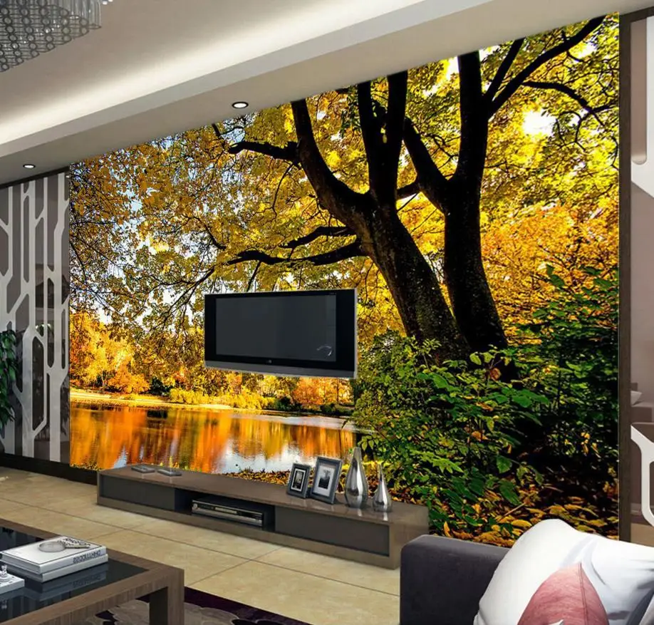 3D Tapete Zimmer Hd / Großhandel 3D Stereoskopische Tapete HD Retro