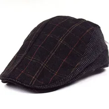 Мужские шерстяные береты, шапки с ушками, хлопковые шапки, английский стиль, берет para hombre boina, мужские зимние осенние шапочки, шапки для папы