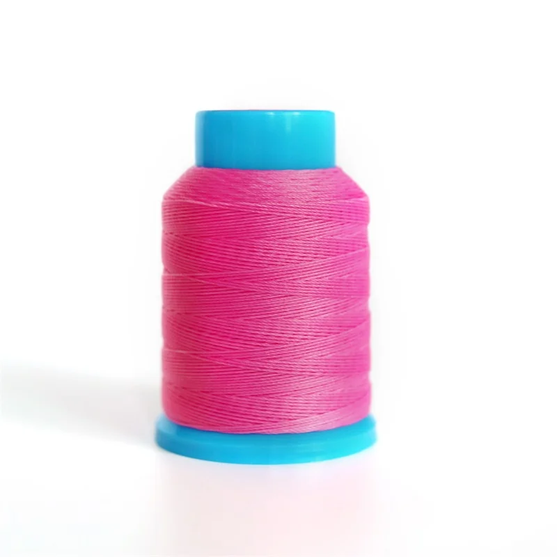 0,45 мм круглый тип 200 метров Вощеная Полиэфирная нить кожа Традиционная ручная строчка кошелек сумки ремесло браслет не разделяемый - Цвет: Pink 8521