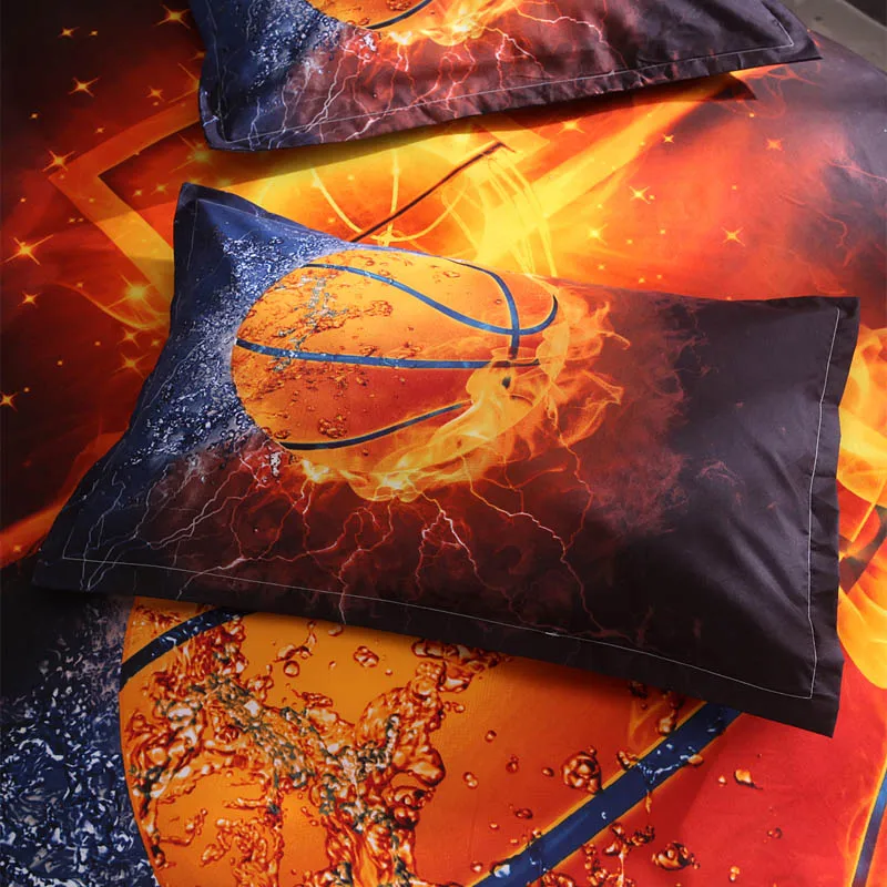 

Sports, basketball, football, quilt, bedding, explosion, 3D printing, no sheets for foreign trade.bed sheet dropshipping