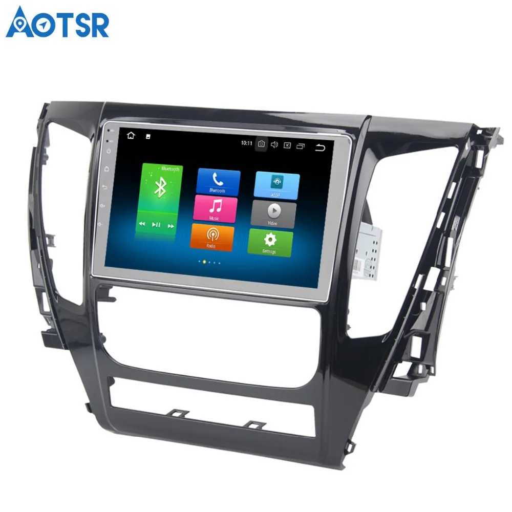 Clearance Aotsr Android 8.0 Car DVD Player GPS Navigation For MITSUBISHI PAJERO Sport 2016 2017 2018 unit stereo Radio Multimedia 1