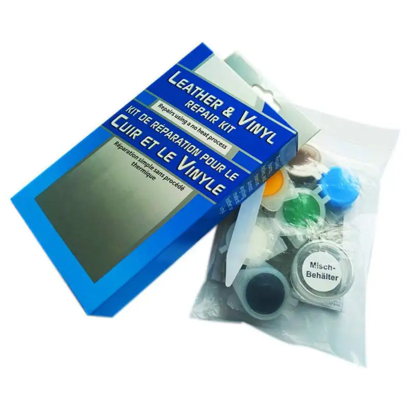 Furniture Car DIY Leather Repair Kit Professional Vinyl Restoration Kit For Couches Car Seats Sofas Handbags Coats Holes