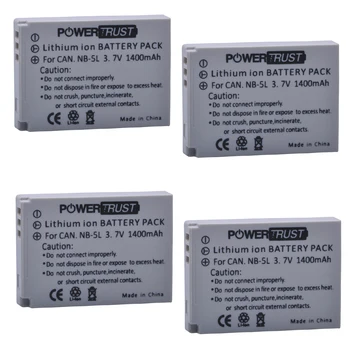 

4x 1400mAh NB-5L NB 5L NB5L Camera Battery For Canon S110 SX200 SX210 SX220 SX230 IS HS IXUS 850 870 800 860 990 SD 950 970