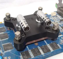 Wholesale prices New Promotion For POM Computer Water Cooling/Graphics Card Water Block Chip VGA Blocks With Copper Cylinder Water Channel