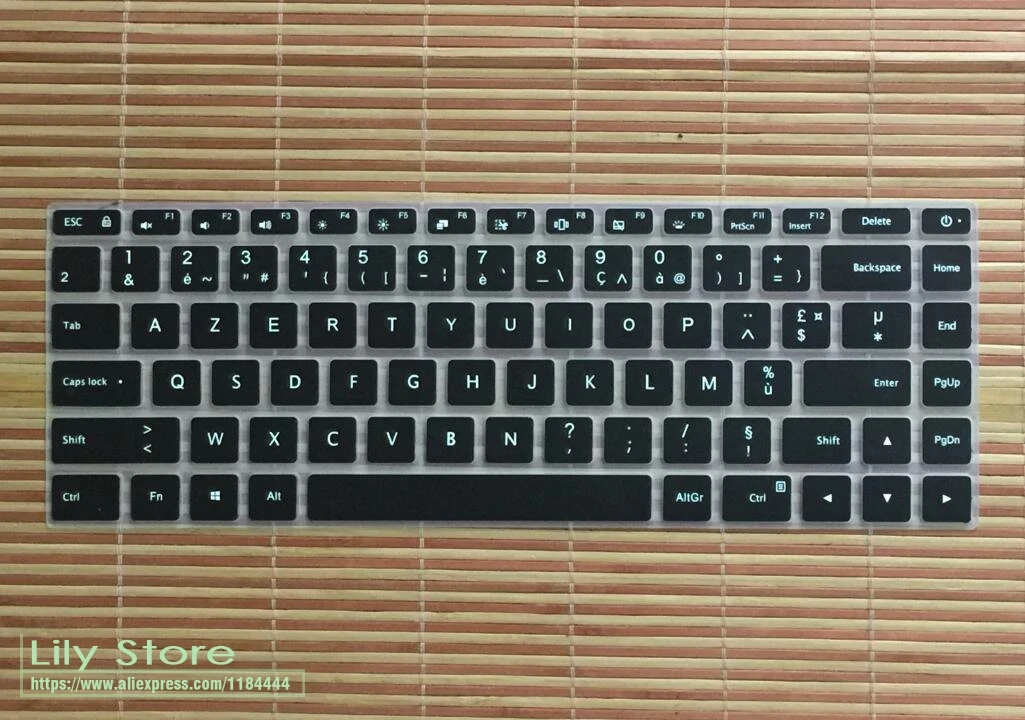 Для Redmibook 14 Xiaomi Mi Notebook Pro 15 Air 13 12 Redmi Book Французский клавиатура azerty защитный чехол