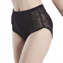 Summer Mid-Rise Butt Padded Panties Buttocks Shaper Body Shaper Panties Breathable Hip Up Underwear Women Sexy Boyshorts