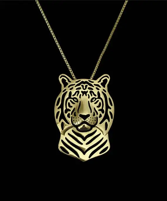 

Newest Unique Handmade Tiger Necklace Jewelry Pet Lovers Gift Idea--12pcs/lot(6 Colors Free Choice)
