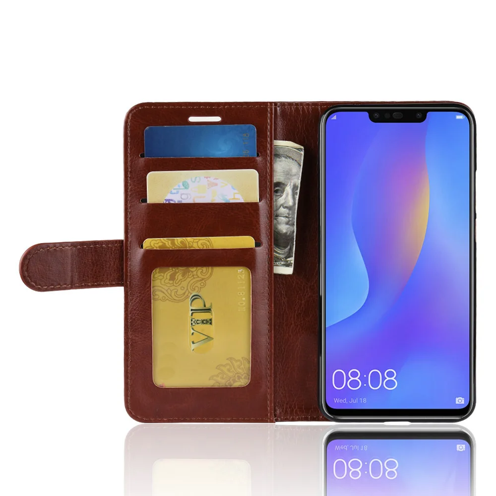 Для huawei Nova 3i Дело Флип Бумажник кожаный чехол для телефона Y5 Y6 Y7 Prime 2018 P Smart плюс P20