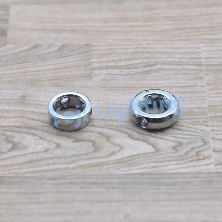 

3 holes screw nut Modification iron parts hardware for wall lamp ceiling lamp joint lamp connector adapters M10 thread M4 tooth