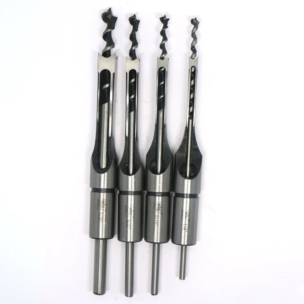 1-4-to-1-2-Inch-6-12-7mm-Woodworking-square-hole-drill-bits-Woodworking-Mortising