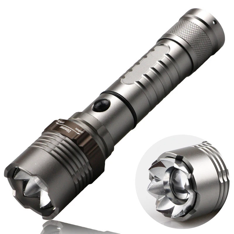 Self Defense Torch Emergency 3800LM XML T6 LED Zoomable Focus