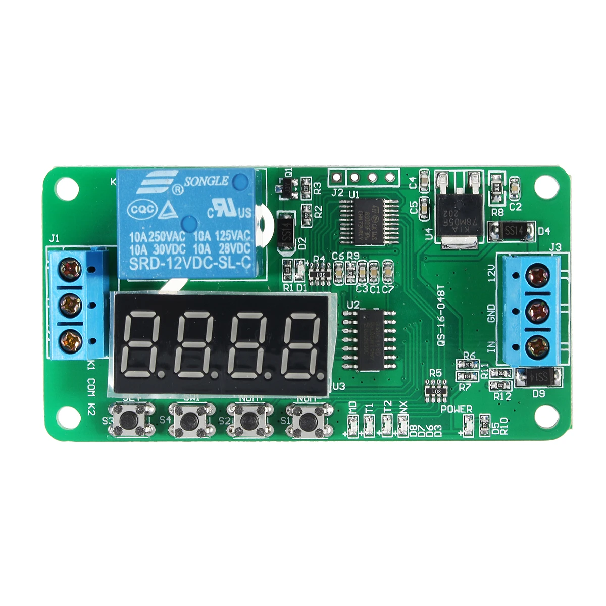 

DC 12V Infinite Cycle Delay Timing Timer Relay ON OFF Switch Control Loop Module