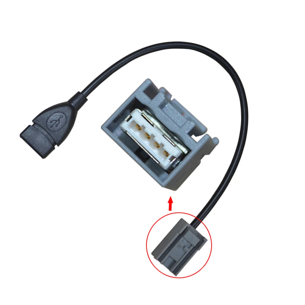 1 шт. 90 см USB гнездовой кабель AUX адаптер порт для 2008 года Honda/Civic/CR V/ Accord/Fit MP3 Дата